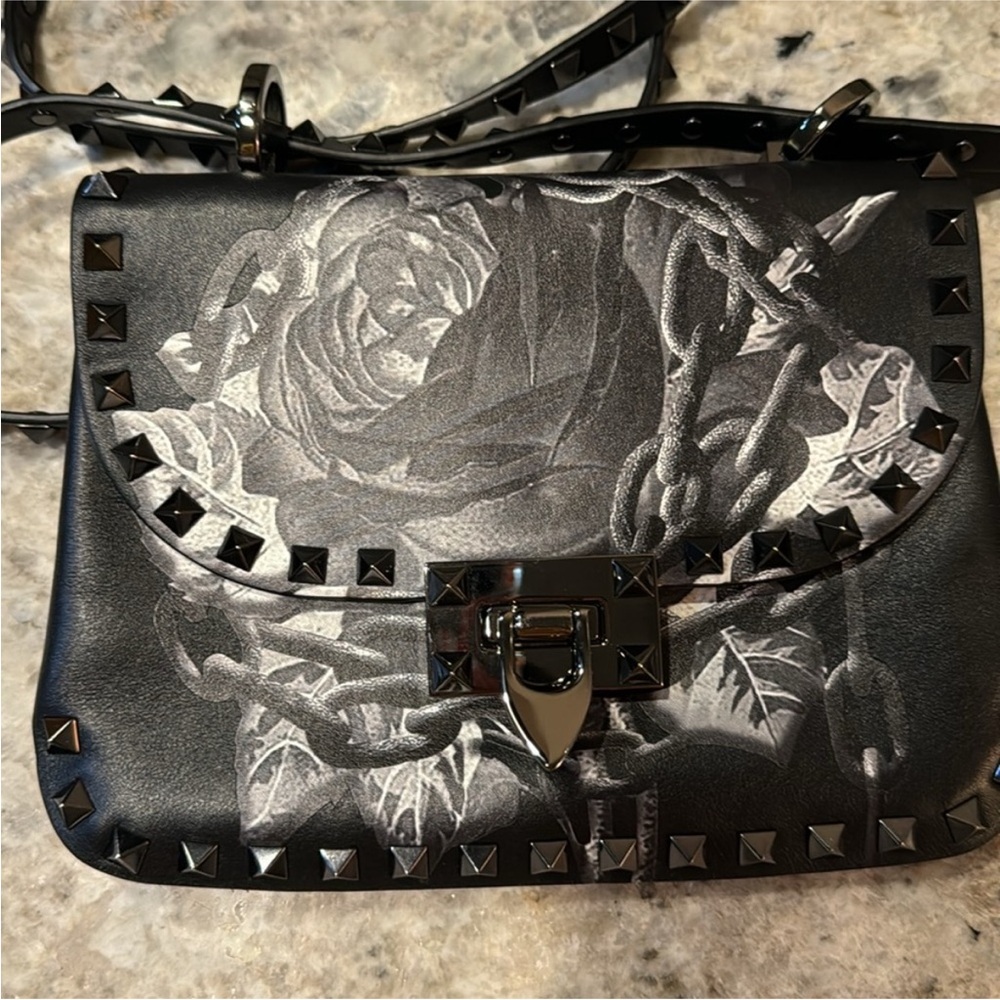 Valentino Garavani X Undercover Rockstud Flip Lock Crossbody Bag - Picture 2 of 15